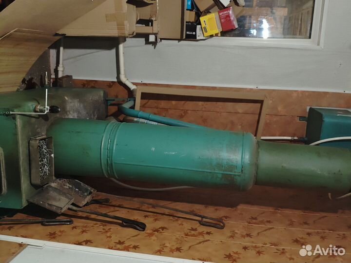 Печь для гаража с водяным контуром бу