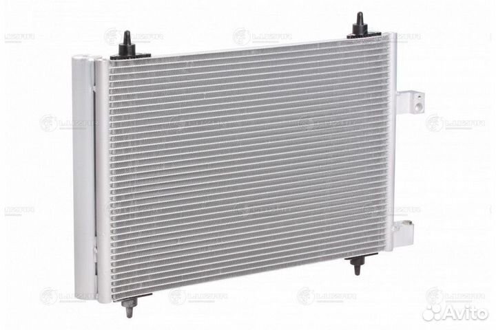 Радиатор кондиционера Пежо 407 04