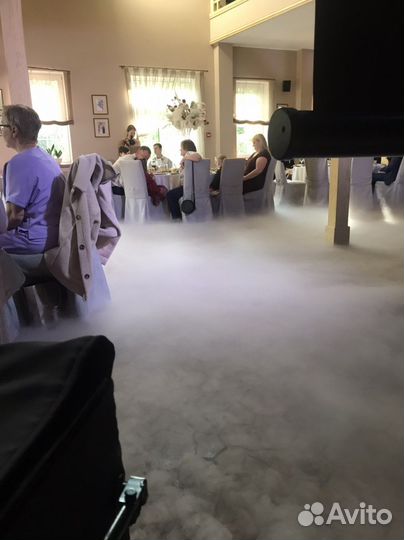 Тяжелый дым и холодные фонтаны на свадьбу