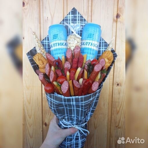 Съедобный мужской букет