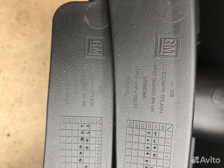 Брызговики комплект Orlando