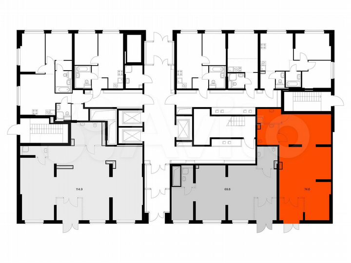 Продам помещение свободного назначения, 74.6 м²