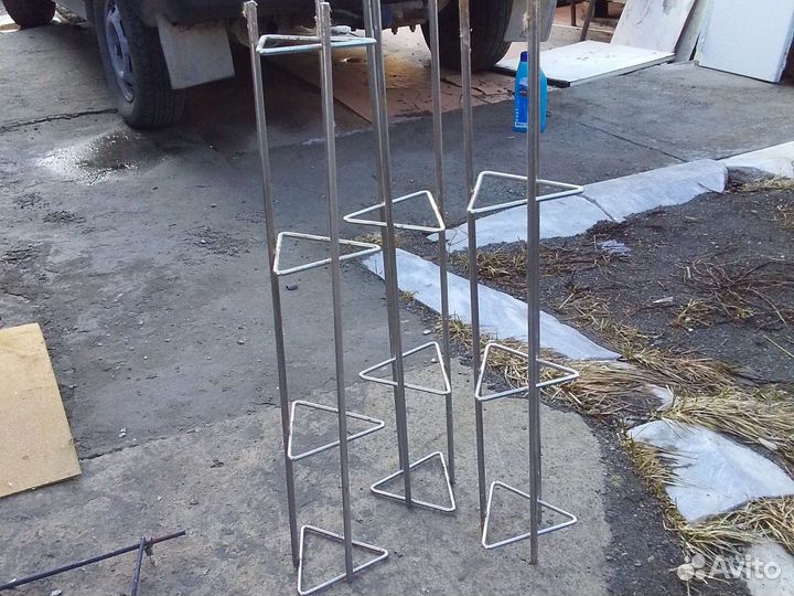 Этажерки никелированные