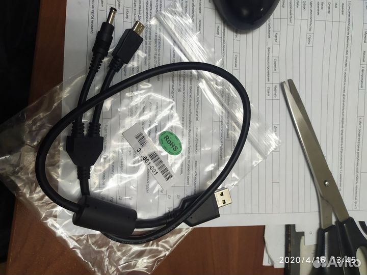 Новый кабель USB type A to mini USB type B