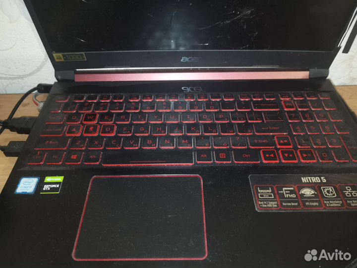 Игровой ноутбук Asus nitri 5