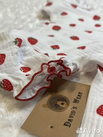 Платье муслиновое 110 116 лето весна садик