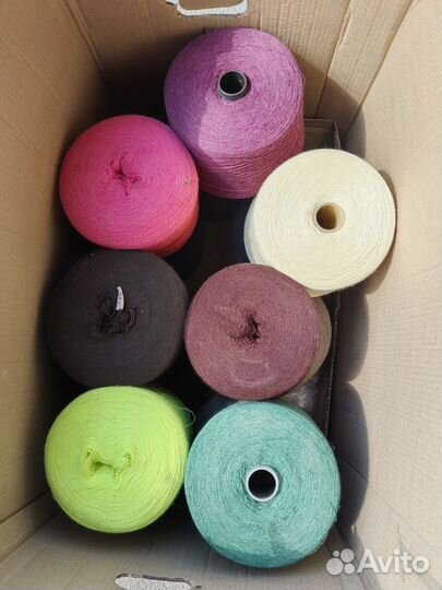 Пряжа в бобинах