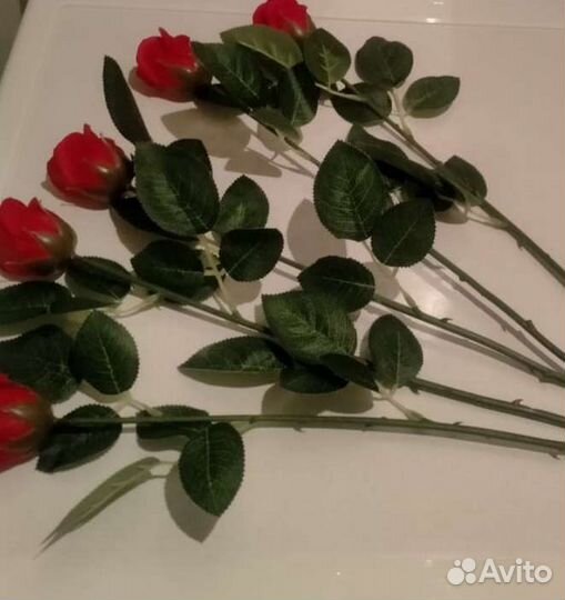 Розы из мыла 60 см