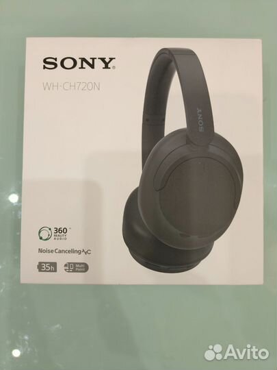 Беспроводные наушники sony WH-CH720N черные