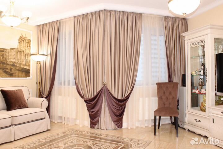 Пошив штор на заказ. Выезд дизайнера