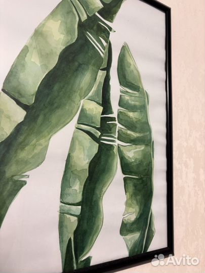 Картины интерьерные акварелью