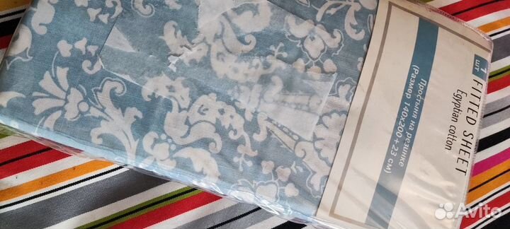 Простынь натяжная. Корзина икея