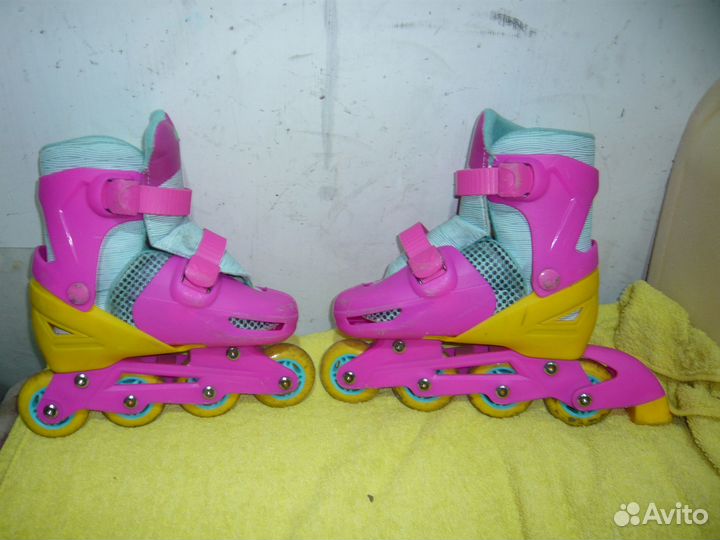 Роликовые коньки детские раздвижные 33 36