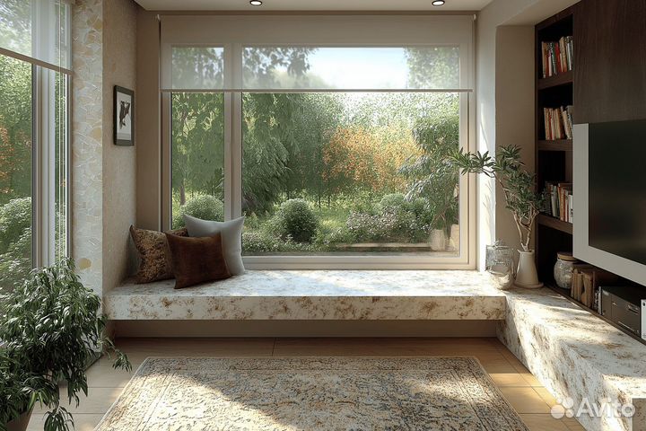 Подоконник из натурального камня