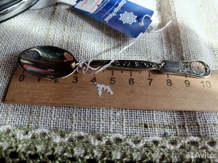 Серебряная чайная ложка 925