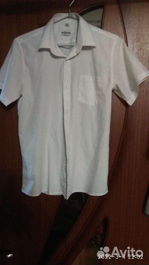 Рубашка хлопок школьная