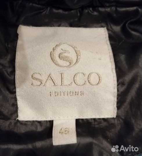 Зимний пуховик тёмно-бирюзовый