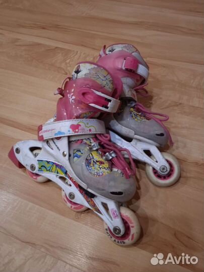 Роликовые коньки детские раздвижные