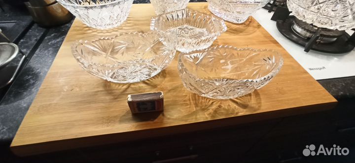 Хрустальные салатники СССР