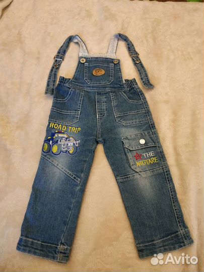 Джинсовый комбинезон детский