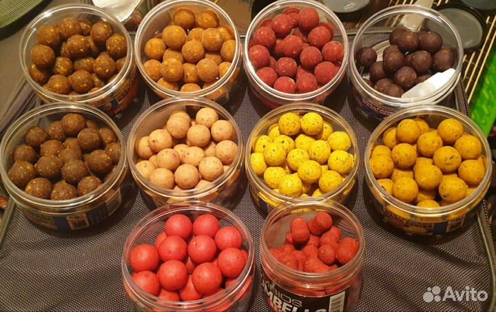 Бойлы прикормочные, карповое питание