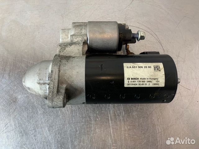 Стартер Mercedes C-Class W204 OM651 2.2 CDI 2013