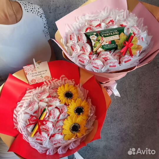 Съедобный букет учителю / воспитателю на выпускной