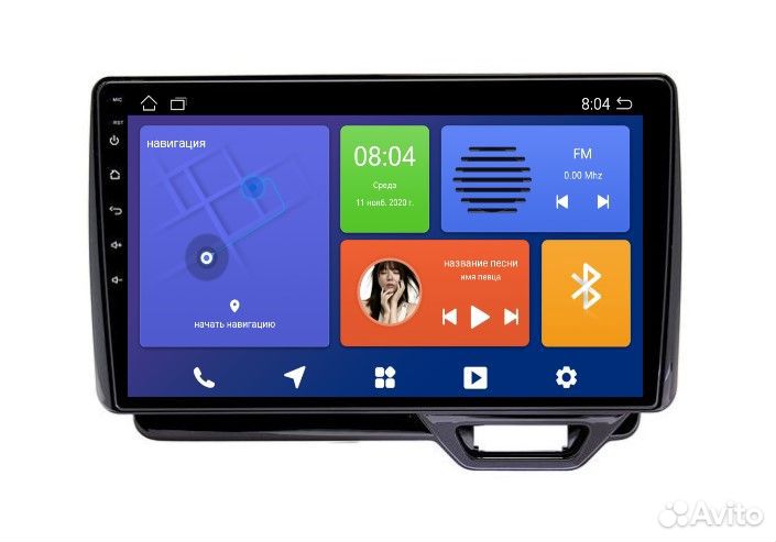 Магнитола Honda N-BOX 17+ Android 12 2+32Gb