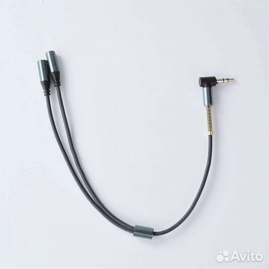 Кабель разветвитель для двух 3,5 наушников