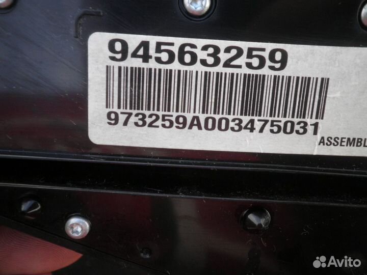 Панель управления магнитолой Chevrolet Cruze