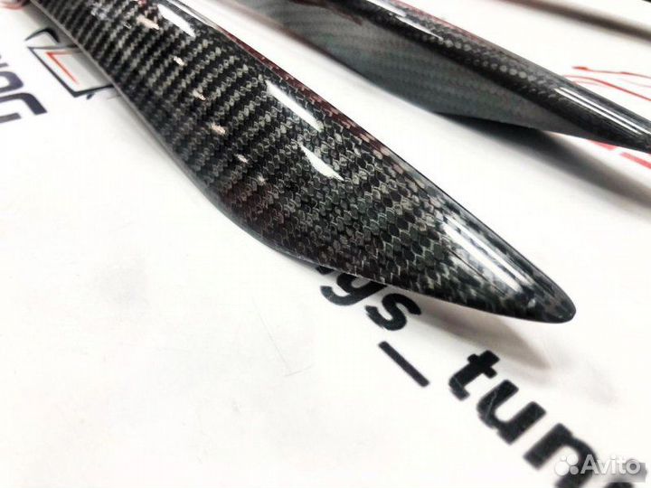 Карбоновые вставки в AMG бампер Mercedes w213