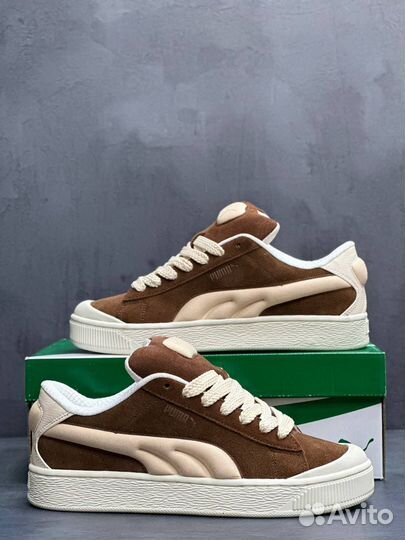 Puma Suede XL Crush Preserves Brown Mushroom