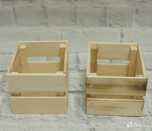 Ящик для композиций дерево 11*10*9см
