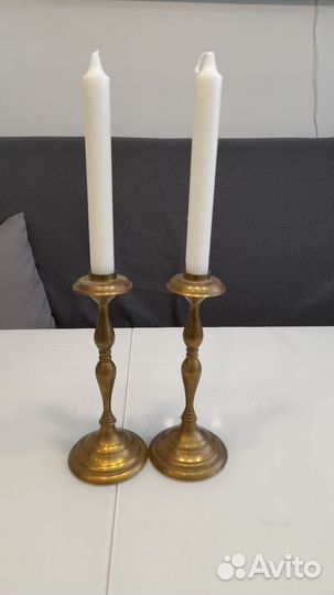 Подсвечник латунь