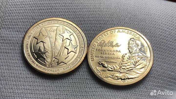 1 доллар США. Коренные американцы