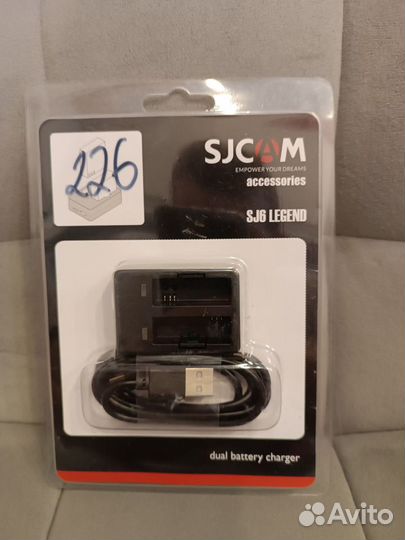 Sjcam sj6 legend зарядное для аккумуляторов