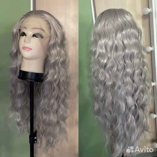 Парик на сетке из искуственных волос