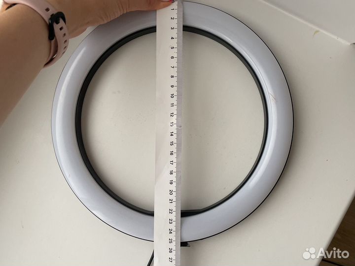 Кольцевая лампа 26 см со штативом на запчасти