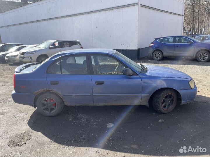 Hyundai Accent 1.6 AT, 2002, 211 434 км