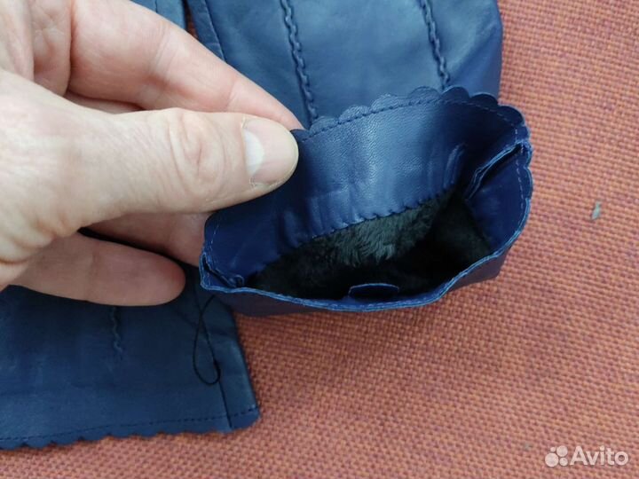 Перчатки женские кожаные новые