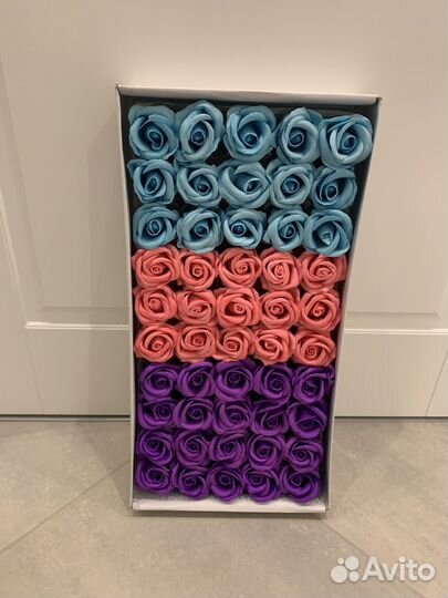 Мыльные розы 50 штук