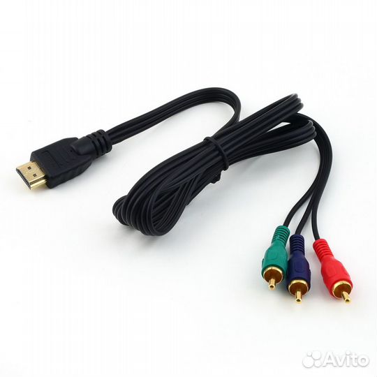 Провод hdmi шт- 3 шт RCA 1 метр