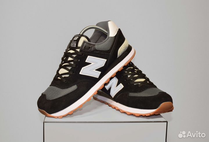 New Balance 574 Classic (41-46, Черные)