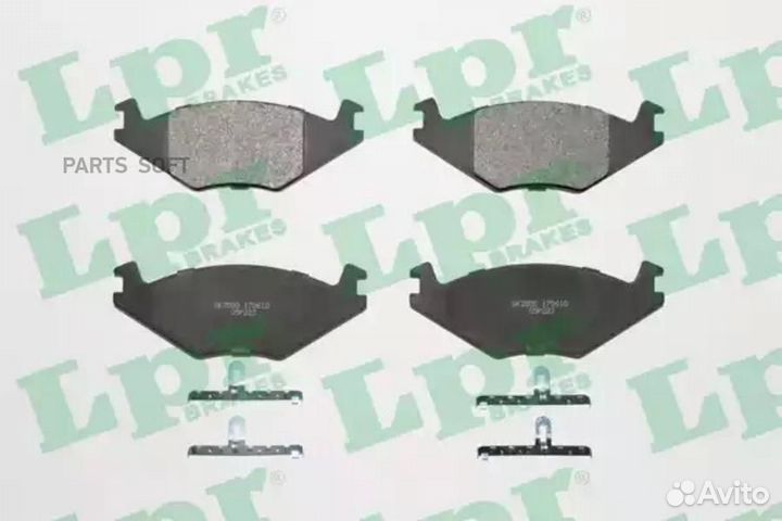 LPR 05P223 Колодки тормозные дисковые