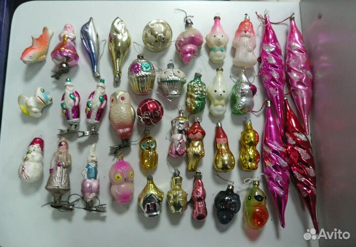 Елочные игрушки СССР к Новому году