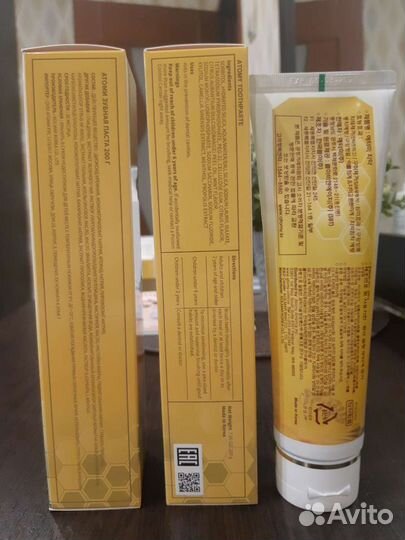 Корейская зубная паста atomy