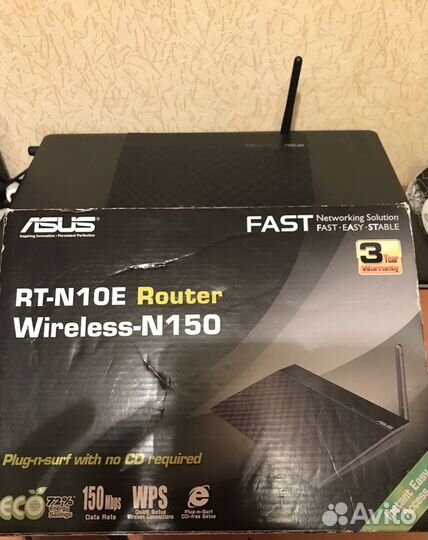 Wi- Fi роутер asus RT-N10E