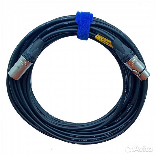 XLR3F-XLR3M (black) 10 метров балансный микрофонны