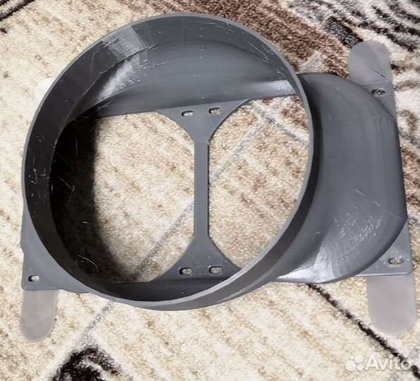 Переход воздуховод на асик asic