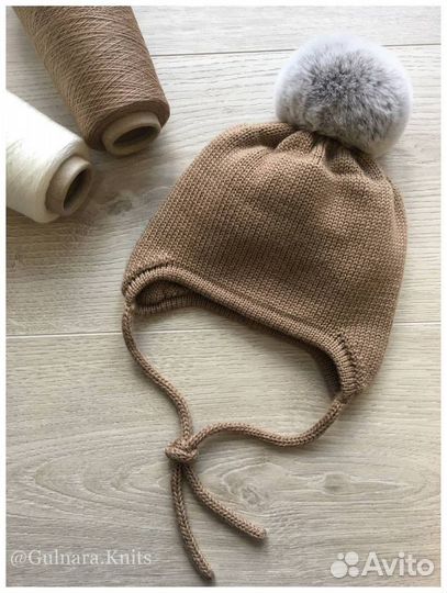 Шапка вязаная детская